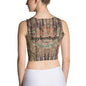 RoylemBuilt Nature-Print Crop Top