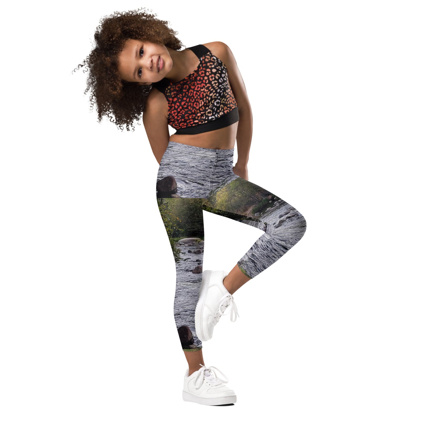 RoylemBuilt Kid's Nature-Print Leggings