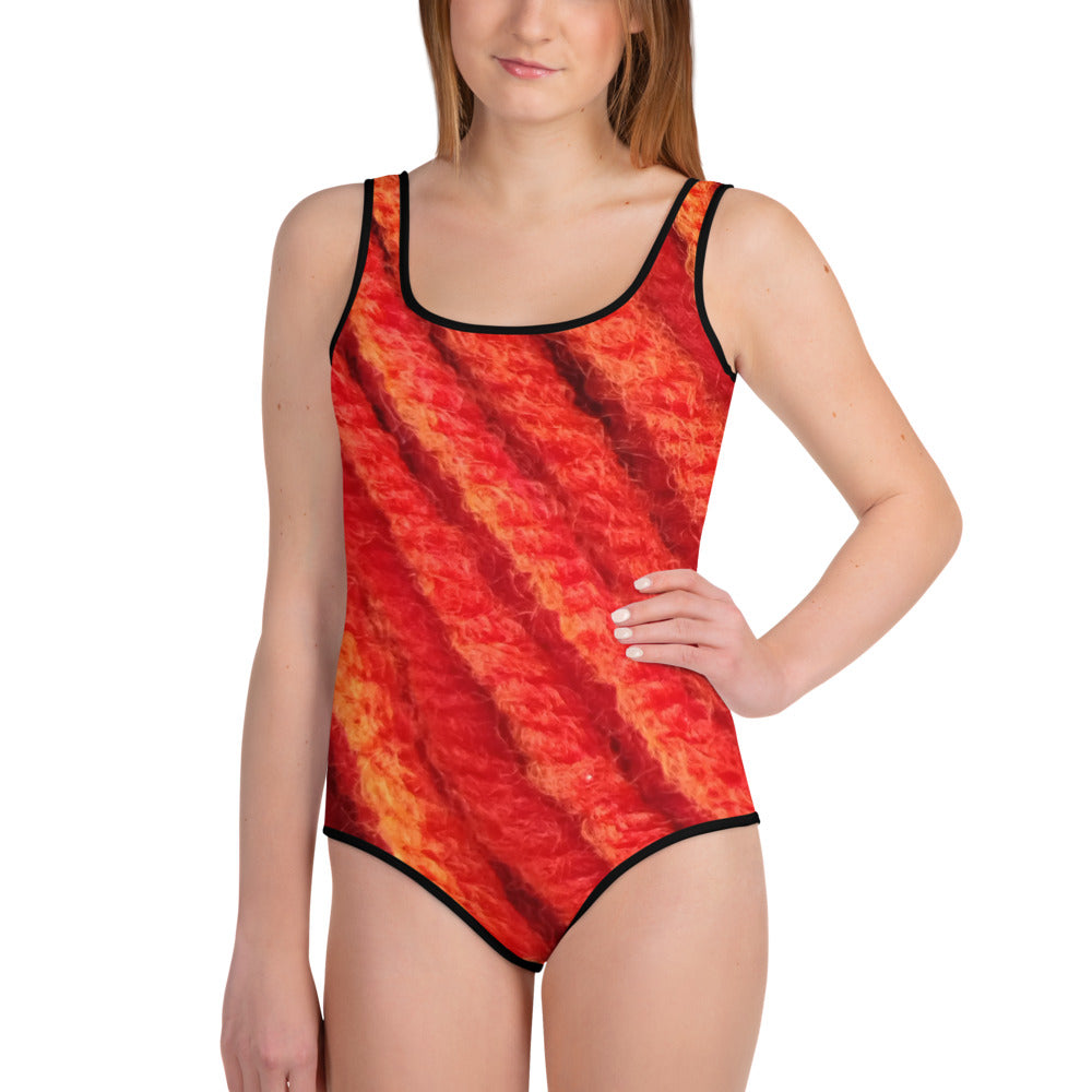 RoylemBuilt Print Youth Swimsuit