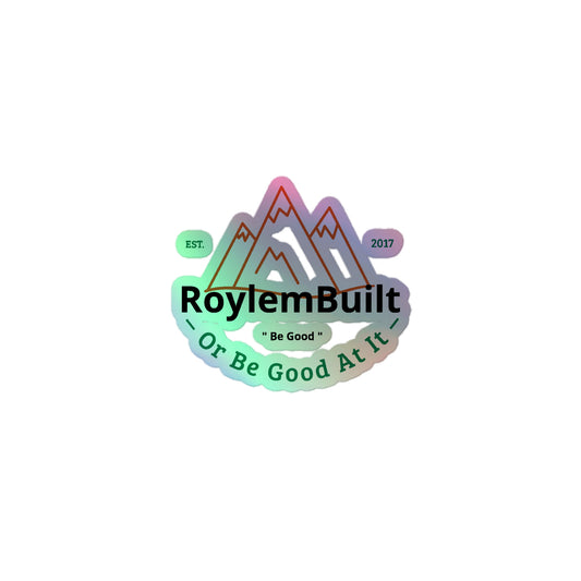 RoylemBuilt Branded Holographic Stickers