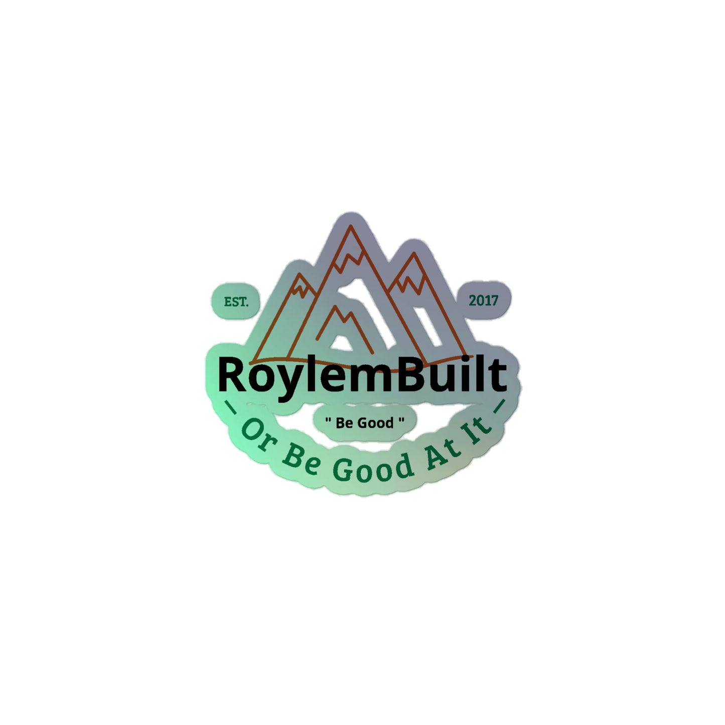 RoylemBuilt Branded Holographic Stickers