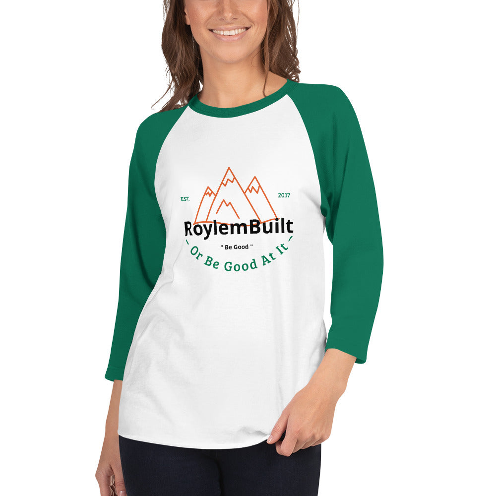 RoylemBuilt Branded 3/4 Sleeve Raglan Shirt