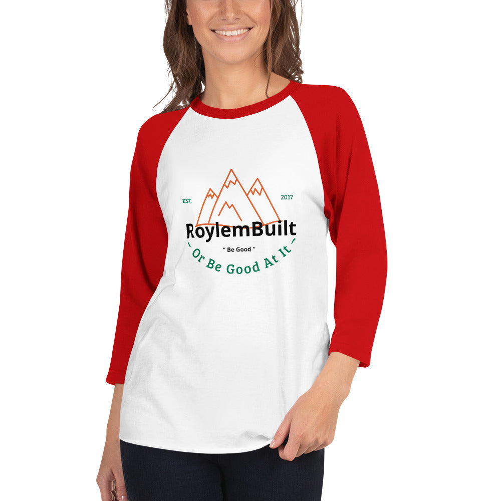 RoylemBuilt Branded 3/4 Sleeve Raglan Shirt