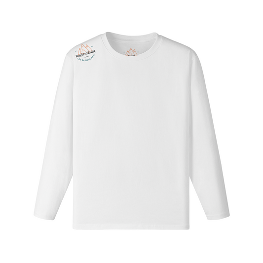 210GSM Unisex Classic Crew Neck Long Sleeve Top