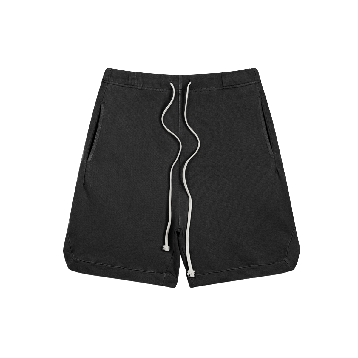 360GSM Unisex Clipped Corner Washed Sweat Shorts