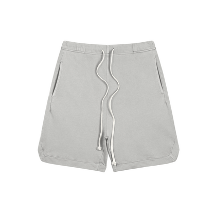 360GSM Unisex Clipped Corner Washed Sweat Shorts